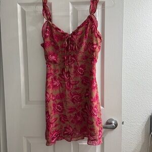 White Fox floral Dress